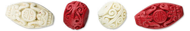 Cinnabar Beads